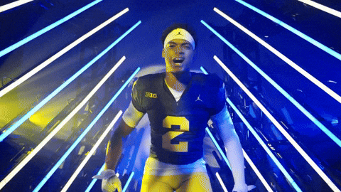 Go Blue Michigan Football GIF by Michigan Athletics
