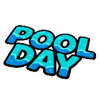 Pool Party Swimming Sticker