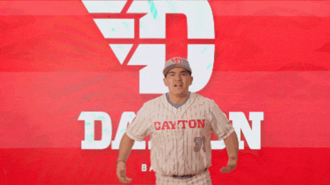 Baseball Rutherford GIF by Dayton Flyers