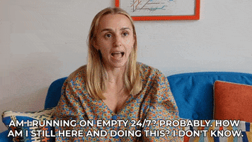 Tired Running On Empty GIF by HannahWitton