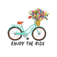 Flower Basket Love Sticker