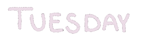 Tuesday Sticker by adharart