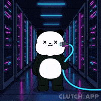 Plugging In Data Center GIF by Kanpai Pandas