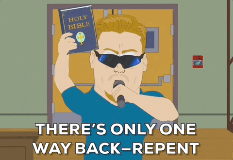Repent Comedy Central GIF by South Park
