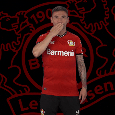 Te Amo Kiss GIF by Bayer 04 Leverkusen