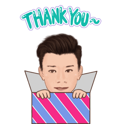 Thanks Thank You Sticker