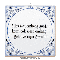 Spreuk Troost Sticker by Tegelspreuken.nl