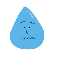 Sad 涙 Sticker