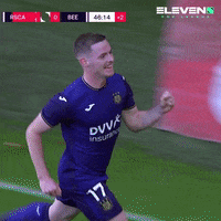 Happy Football GIF by ElevenSportsBE