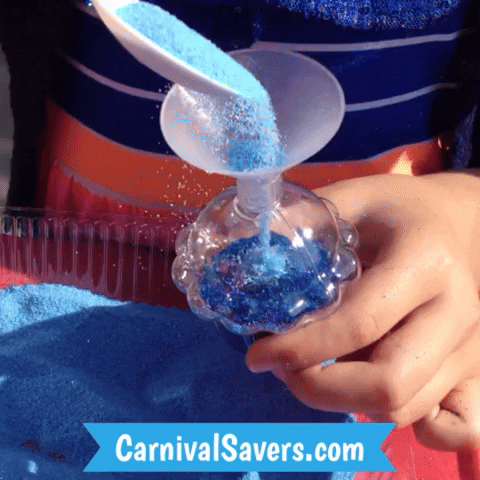 CarnivalSavers giphyupload carnival savers carnivalsaverscom sand art being poured into a container GIF