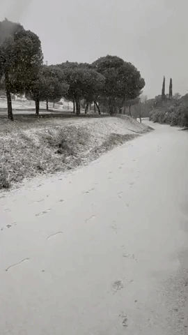 Snowfall Hits Madrid as Storm Filomena Moves Through Spain