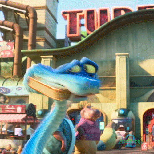 Slither Get Away GIF by Walt Disney Animation Studios