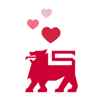 Delhaize love like lion leeuw Sticker