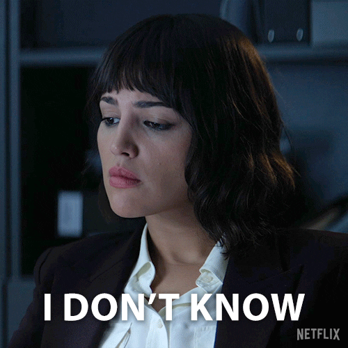 I Dont Know Eiza Gonzalez GIF by NETFLIX