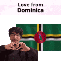 Dm Dominica Sticker