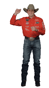 Calf Roping Cowboy Sticker by Justin Boots