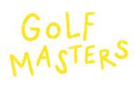 The Masters Golf Sticker by Catharina Stewart