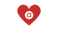 Heart Logo Sticker by Artslandia