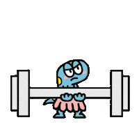 Work Out Muscles Sticker by T. L. McBeth