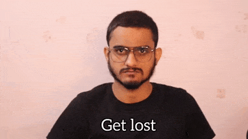 Get Lost Hello GIF by Aniket Mishra