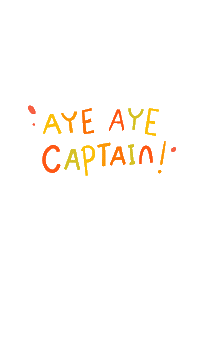 Aye Aye Captain Sticker
