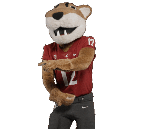 Washington State Mascot Sticker by WSU Pullman