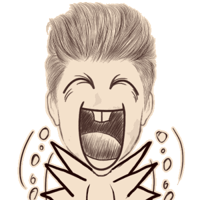 Laugh Alvin Sticker