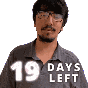 19 Days Sticker