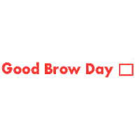 Eyebrow Good Brow Day Sticker