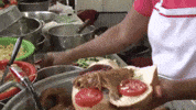 el salvador pan con pollo GIF