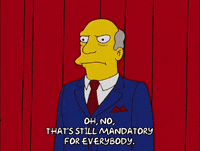 Episode 19 Superintendent Chalmers GIF by The Simpsons