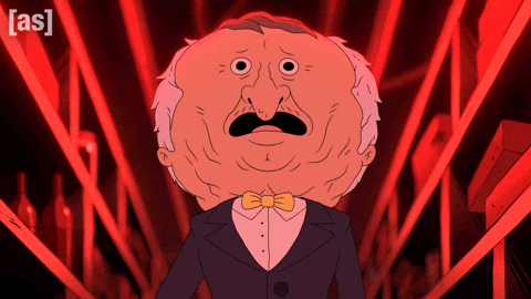 Scared Halloween GIF by Adult Swim