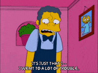 sad the simpsons GIF