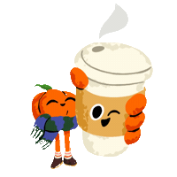 Hot Coffee Sticker by MishaXgraphic