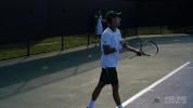 men's tennis wave GIF by GreenWave