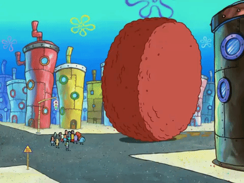 season 8 the krabby patty that ate bikini bottom GIF by SpongeBob SquarePants