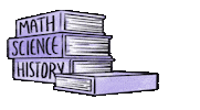 Book Studying Sticker