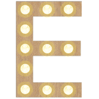 Typography Lights Sticker by TELEUKTROUWEN