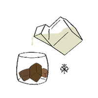 prominentmnl iced coffee milk bar prominentmnl prominent cafe Sticker