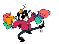 Dance Shopping Sticker by BuzzFeed Animation