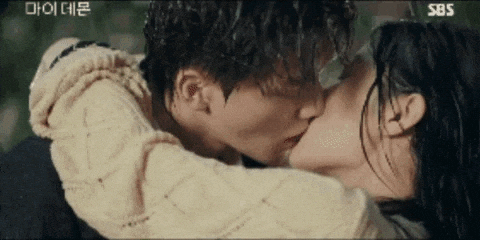KangyooLove giphyupload kiss couple kdrama GIF
