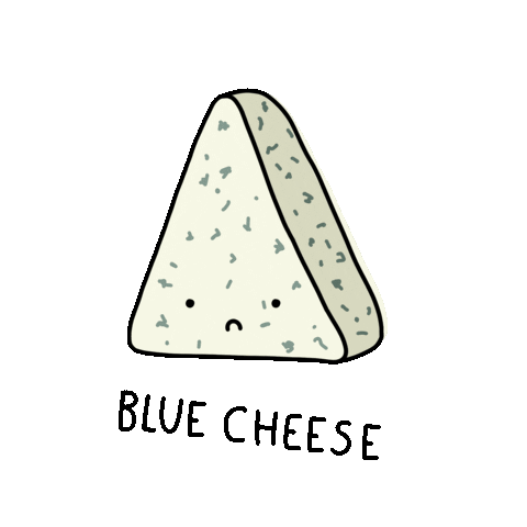 youareawesomeco giphyupload sad feeling blue blue cheese Sticker