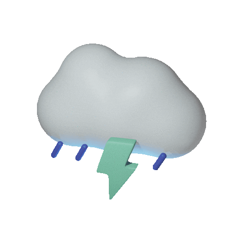 Rain Cloud Sticker by shore_software