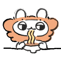 ラメン Sticker by 露野しめりけ