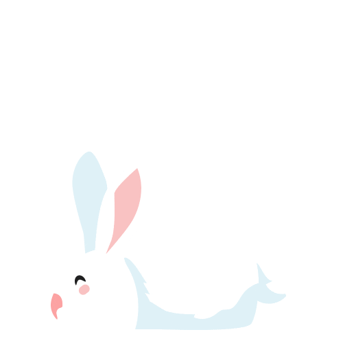 Sleep Bunny Sticker