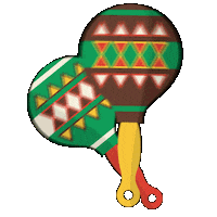 alessiosalvi3D black maracas foolslatino Sticker