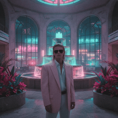 Miami Vice Pink GIF by Jukebox Saints