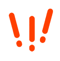 cleanbar red local warning announcement Sticker