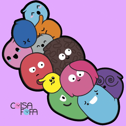 CoisaFofa giphygifmaker festa juntos fofa GIF