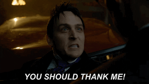 you should thank me mad city GIF by Gotham